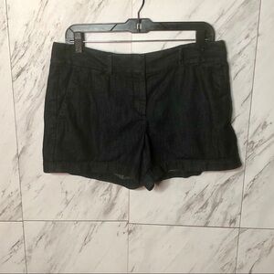 Ann Taylor Loft Dark Denim Shorts SZ 6